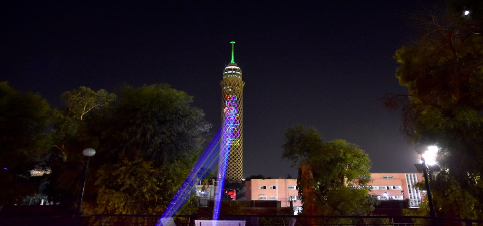 The 187-metre iconic CAIRO TOWER, the tallest structure in Egypt and North Africa; was lit with Tricolour for first time ever on 15 August 2021